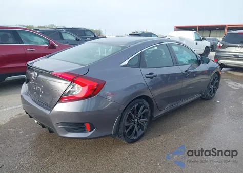2020 Honda Civic Sport из США, поврежденный, VIN 19XFC2F83LE029630